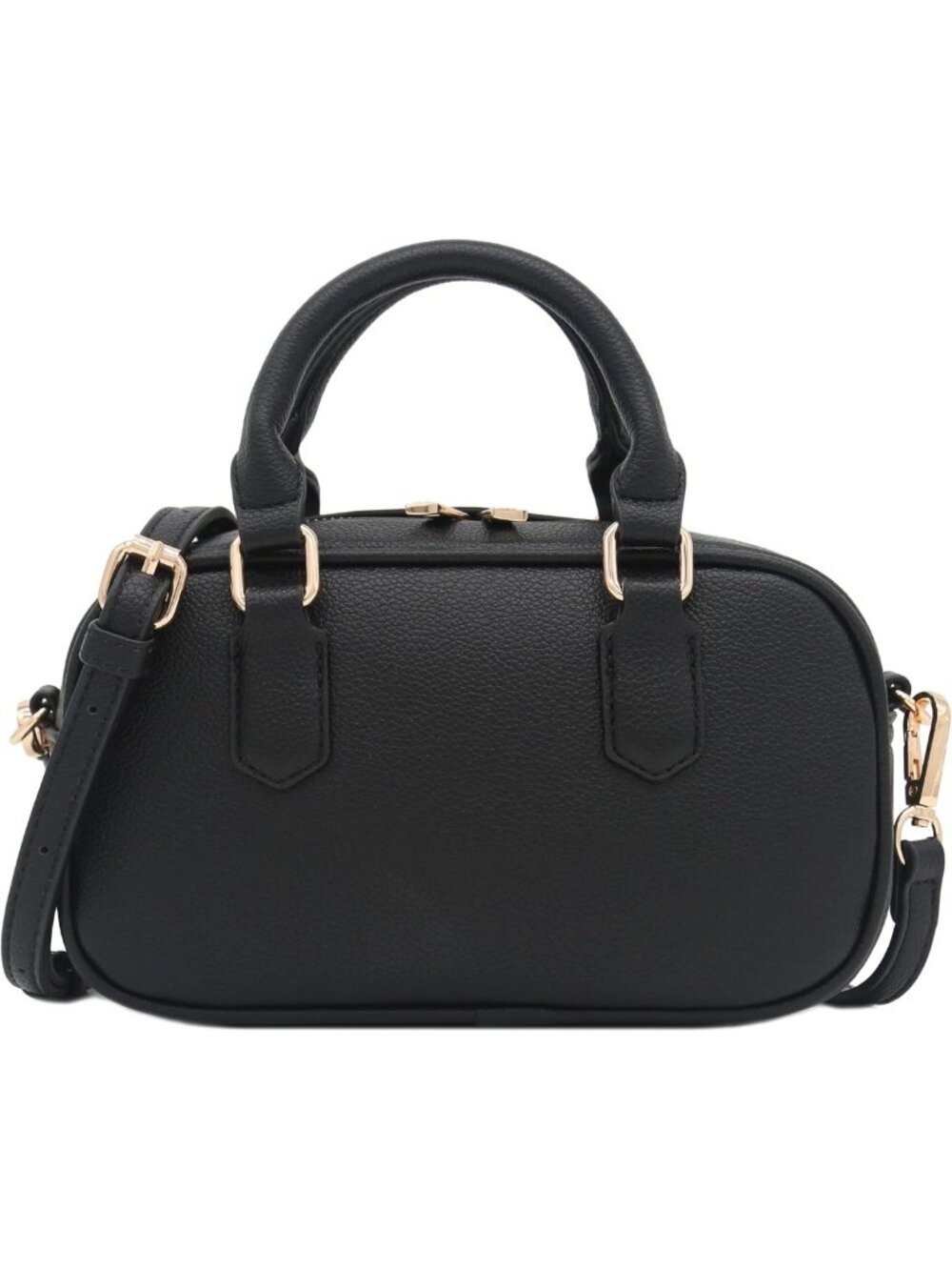 Chic Mini PU Leather Satchel Purse - Stylish Top Handle Crossbody Bag
